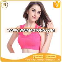 Athletic apparel manufacturers wholesale quick dry shockproof non-wired womens sports bra